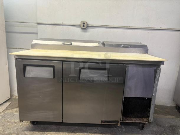 True TPP-60 60" TPPAT Series Pizza Prep Table w/ Refrigerated Base, 115v - Image 1 of 7