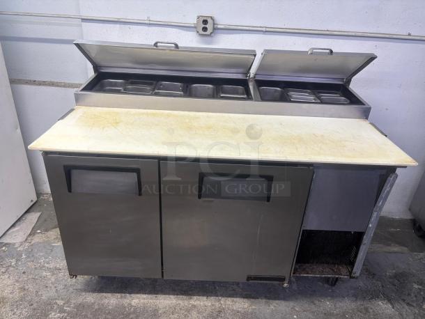 True TPP-60 60" TPPAT Series Pizza Prep Table w/ Refrigerated Base, 115v - Image 2 of 7