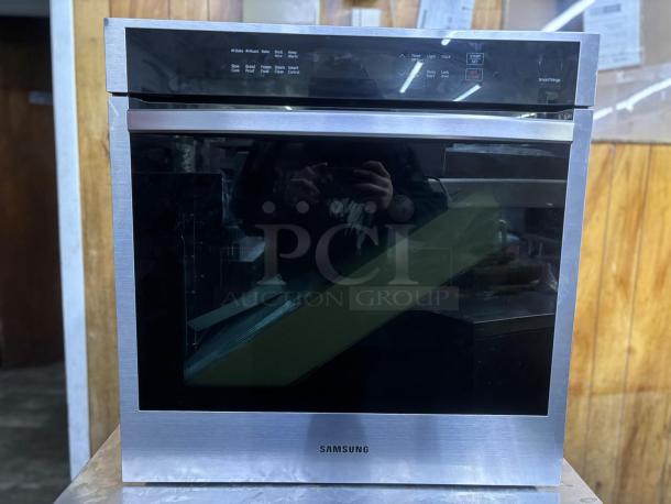 Single Electric Wall Oven with Convection and Wi-Fi in Stainless Steel (24" 3.1 cu. ft.) - Image 1 of 6