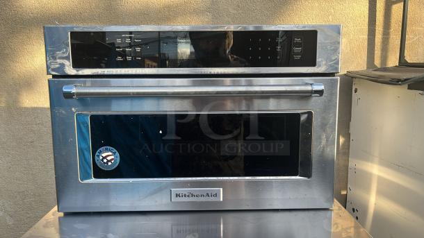 KitchenAid® 1.4 Cu. Ft. Stainless Steel Built In Microwave Oven - Image 1 of 4