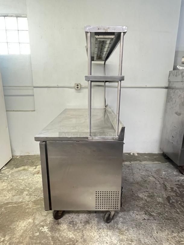 True 60" Worktop Table & Refrigerator w/ (2) Sections, 115v - Image 4 of 7