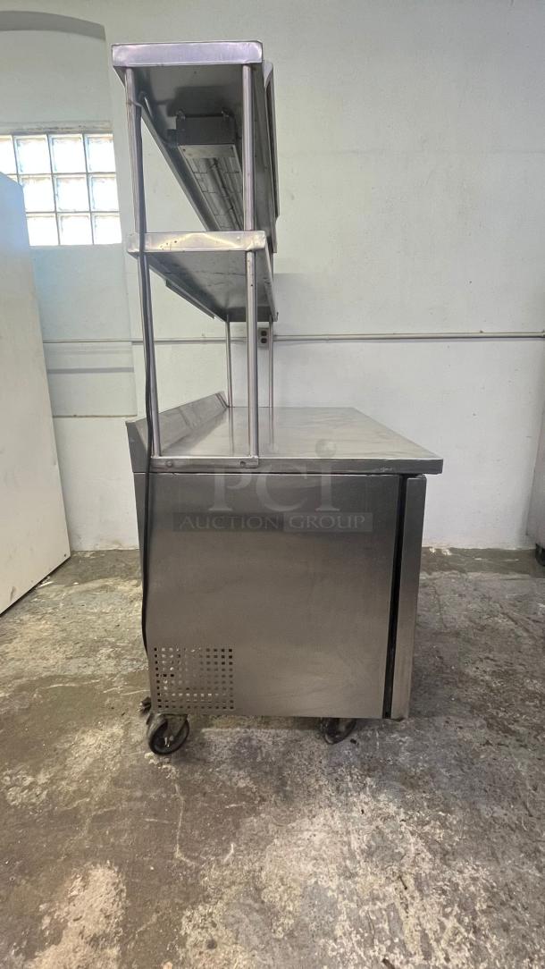 True 60" Worktop Table & Refrigerator w/ (2) Sections, 115v - Image 5 of 7