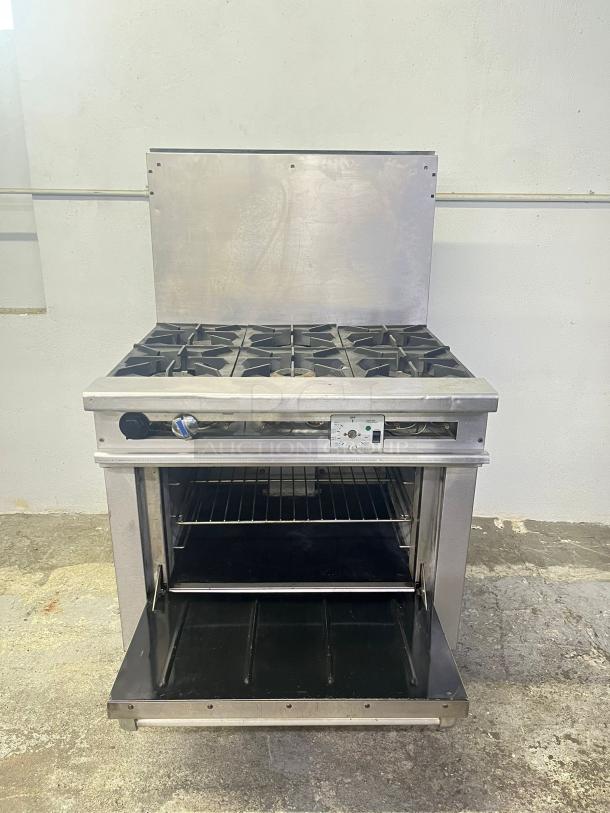Stainless Steel Oven & 6 Burner Stovetop - Image 3 of 6
