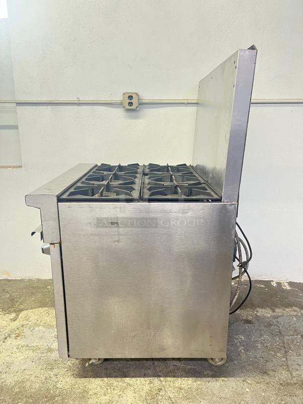 Stainless Steel Oven & 6 Burner Stovetop - Image 6 of 6