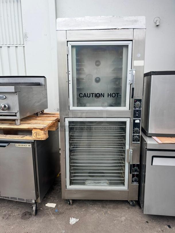 NuVu Commercial Electric Oven and Proofer 220 Volt 3 Phase Tested and Working! - Image 1 of 7