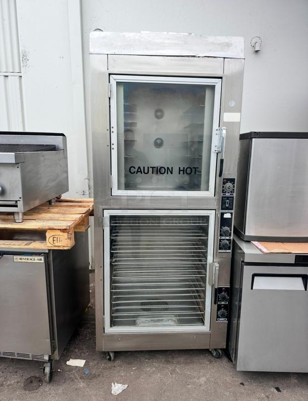 NuVu Commercial Electric Oven and Proofer 220 Volt 3 Phase Tested and Working! - Image 2 of 7