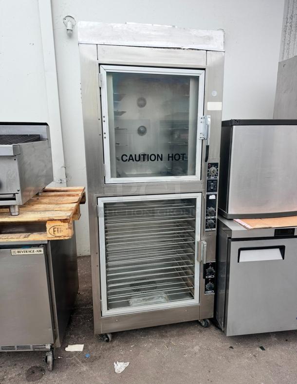 NuVu Commercial Electric Oven and Proofer 220 Volt 3 Phase Tested and Working! - Image 3 of 7
