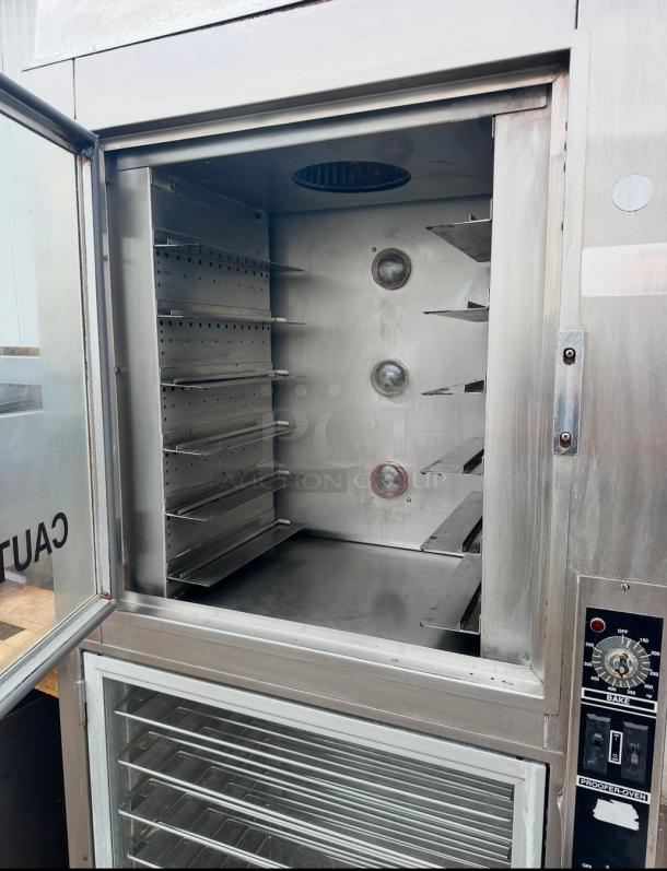 NuVu Commercial Electric Oven and Proofer 220 Volt 3 Phase Tested and Working! - Image 5 of 7