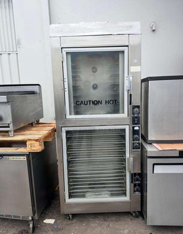 NuVu Commercial Electric Oven and Proofer 220 Volt 3 Phase Tested and Working! - Image 6 of 7