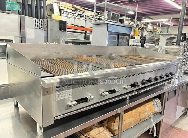 Rankin-Delux 72" Heavy Duty Commercial Gas grill Tested and Working! - Image 4 of 5