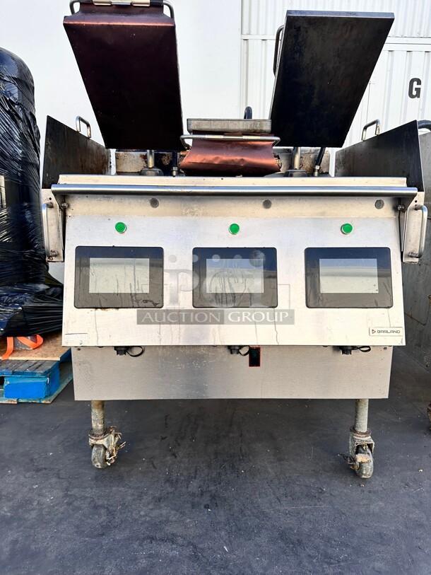 Garland Xpress XPG36  36"  Natural Gas Clamshell Griddle with 3 Platens 60,000 BTU Tested and Working! - Image 2 of 7