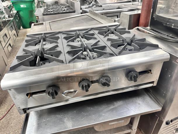 Nice Wells 36" 6 Burner Hot Plate Gas Tested and Working! - Image 6 of 6