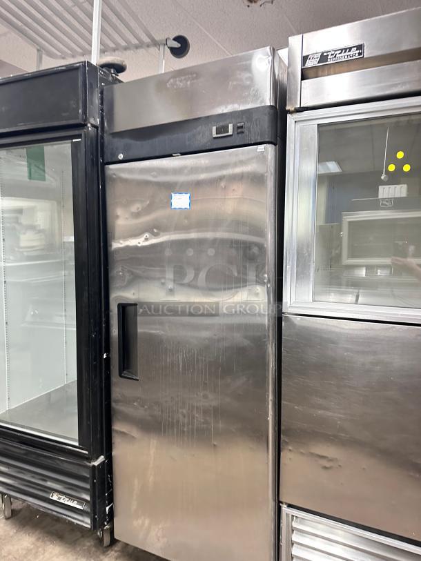 Commercial Single Stainless Door Freezer 115volt Tested and Working! - Image 1 of 8