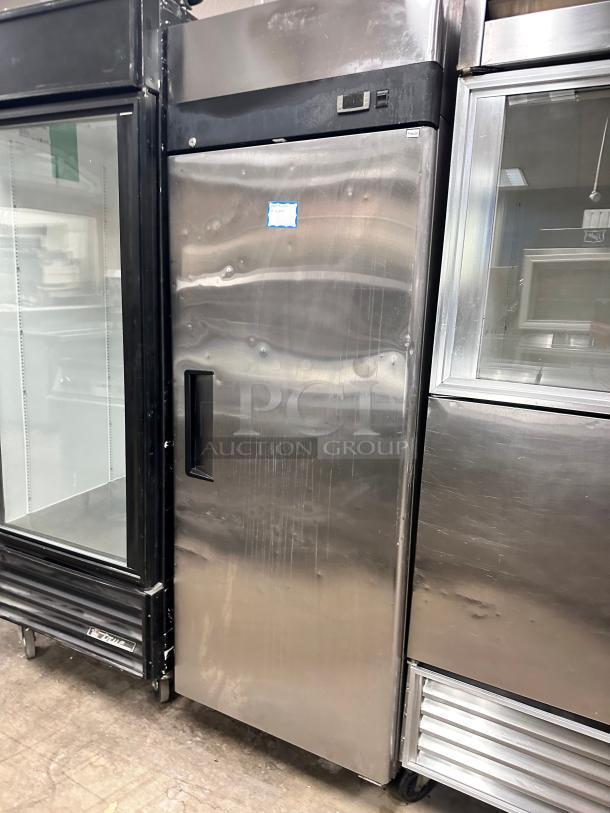 Commercial Single Stainless Door Freezer 115volt Tested and Working! - Image 2 of 8