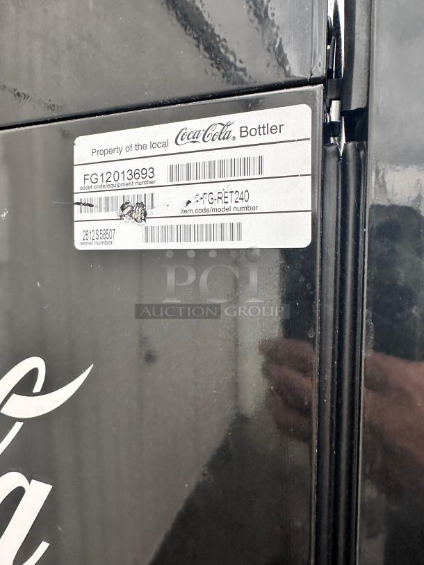 Nice Commercial Single Door Refrigerated Glass  Merchandiser 115 Volt Tested and Working! - Image 9 of 10