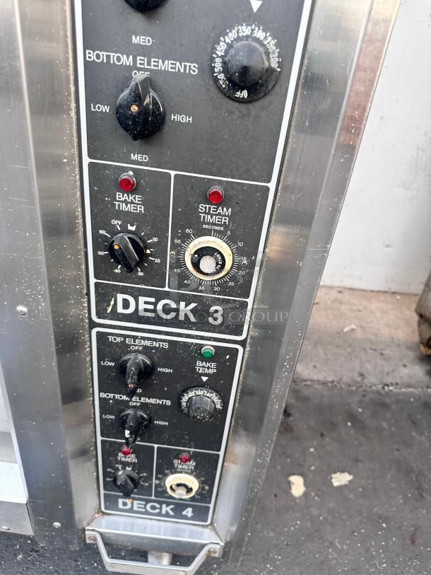 Lucks Commercial 4 Deck Electric Bread and Pizza Oven Tested and Working! - Image 10 of 14