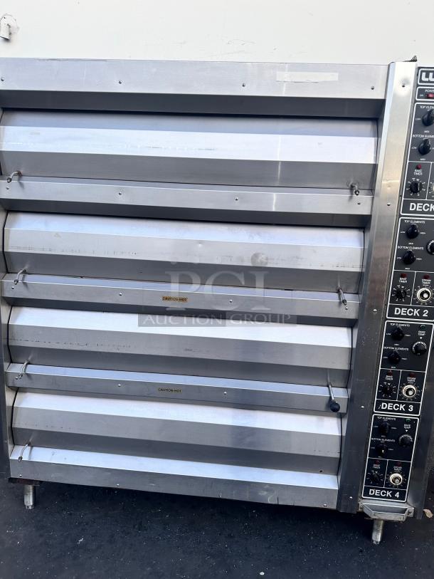 Lucks Commercial 4 Deck Electric Bread and Pizza Oven Tested and Working! - Image 12 of 14