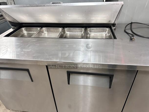 Excellent True TSSU-72 72"Sandwich Prep Table 115v Tested and Working! - Image 7 of 10