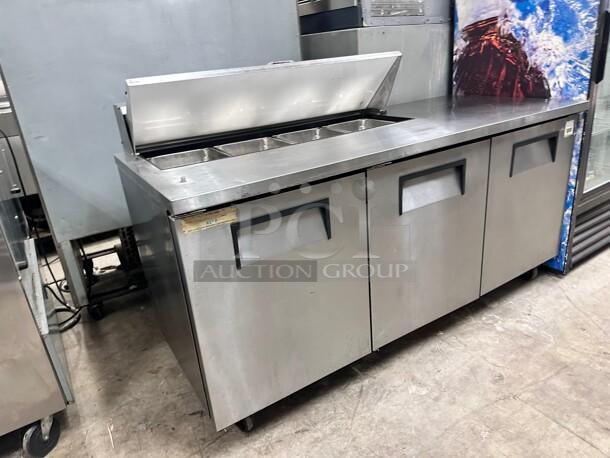 Excellent True TSSU-72 72"Sandwich Prep Table 115v Tested and Working! - Image 8 of 10