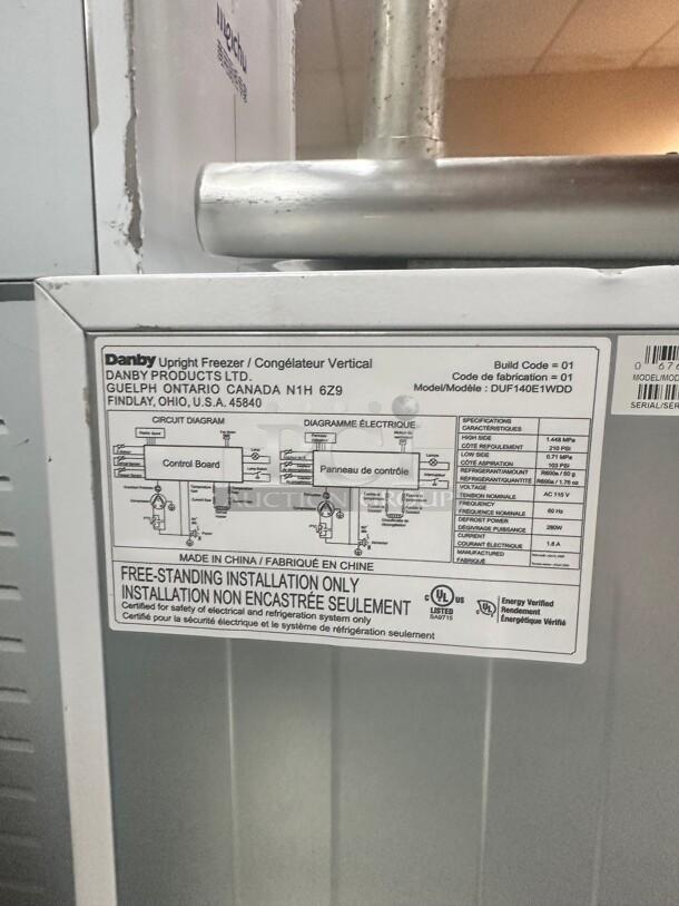 Nice Danby Commercial one door Freezer 115volt Tested and Working! - Image 8 of 10