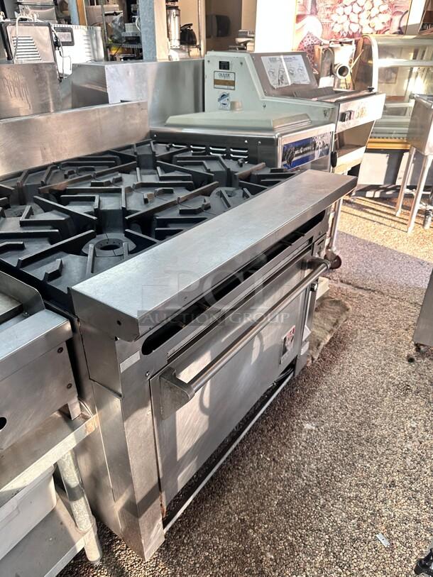 Nice Wolf Commercial Gas 4 Burner With Oven Tested and Working! - Image 3 of 4