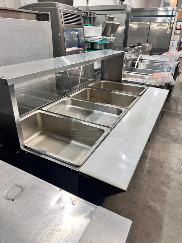 Avantco 4 Pan Open Well Electric Steam Table 115Volt Tested and Working! - Image 5 of 9