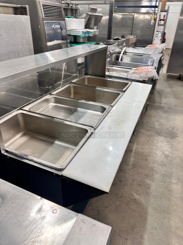 Avantco 4 Pan Open Well Electric Steam Table 115Volt Tested and Working! - Image 6 of 9