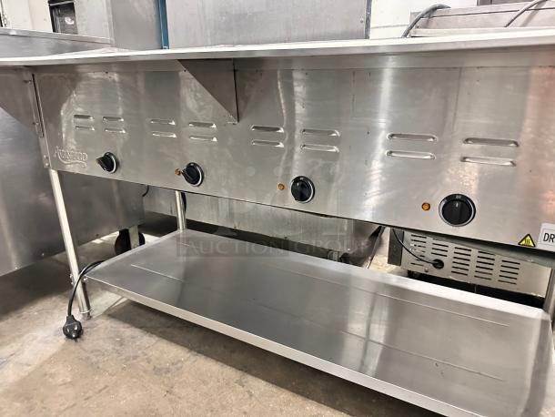 Avantco 4 Pan Open Well Electric Steam Table 115Volt Tested and Working! - Image 7 of 9