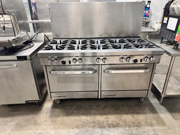 Excellent Southbend Commercial gas 10 Burner With Two Ovens Tested and Working! - Image 6 of 6