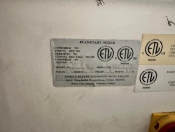 Excellent ABS Model ABSPMS-20L Planetary Mixer 115volt Tested and Working! - Image 4 of 9