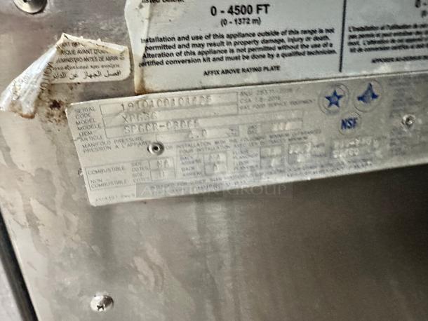 Garland Xpress XPG36  36"  Natural Gas Clamshell Griddle with 3 Platens 60,000 BTU Tested and Working! - Image 7 of 7