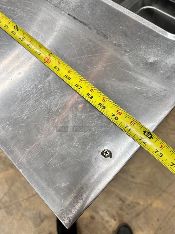 Delfield Commercial 72" Refrigerated Sandwich Table 115Volt Tested and Working! - Image 6 of 6