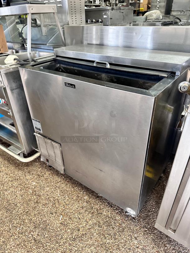 Nice Perlick FR36 36" Refrigerated Black Glass Froster 115 Volt Tested and Working! - Image 1 of 14