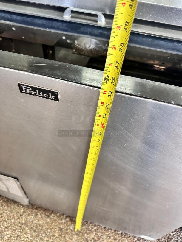 Nice Perlick FR36 36" Refrigerated Black Glass Froster 115 Volt Tested and Working! - Image 11 of 14