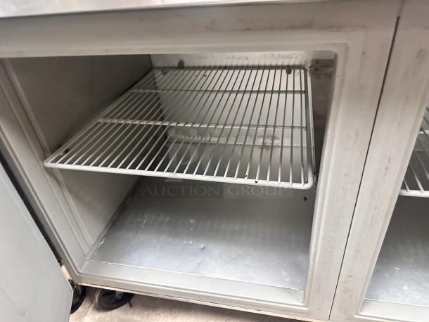 Nice Randell 8395N 95" Pizza Prep Table w/ Refrigerated Base, 115v Tested and Working! - Image 6 of 9