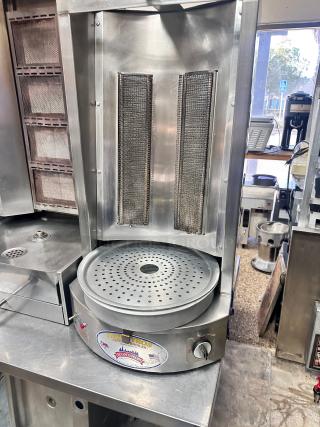 Nice AutoGyros Gyro Machine 65 lbs. Natural Gas Model 4LG Tested and Working!