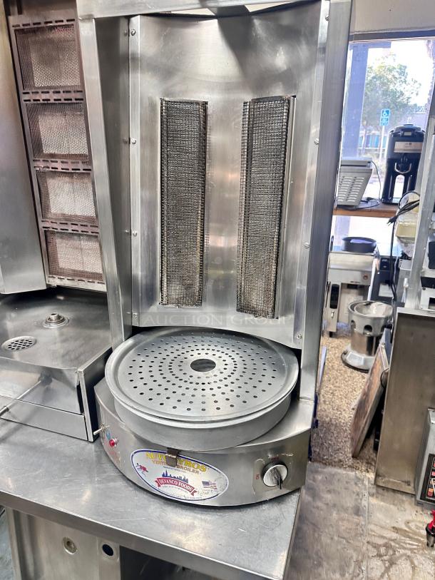 Nice AutoGyros Gyro Machine 65 lbs. Natural Gas Model 4LG Tested and Working! - Image 2 of 11