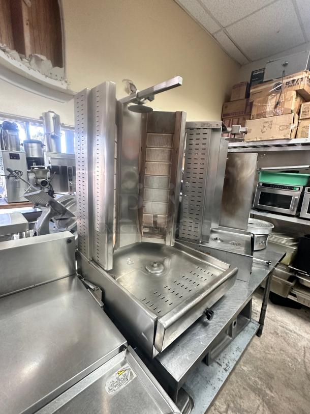 Visvardis DG16V 41" Turbo Gas Gyro Machine - 200 lb. Capacity Tested and Working! - Image 7 of 7