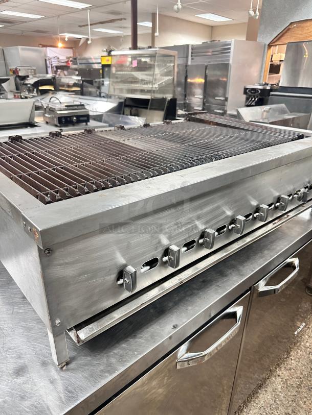 Jade 48" Commercial Gas Char Broiler Grill Tested and Working! - Image 1 of 6