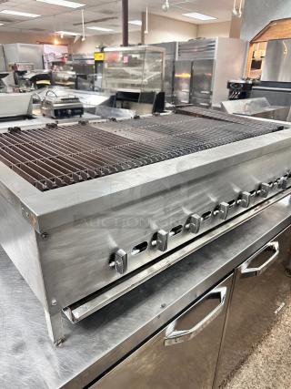 Jade 48" Commercial Gas Char Broiler Grill Tested and Working!