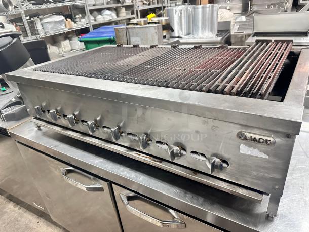 Jade 48" Commercial Gas Char Broiler Grill Tested and Working! - Image 5 of 6