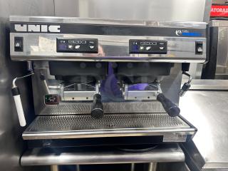 Nice UNIC TW.PHOENIX-R Espresso Machine, 2 Group Heads 220volt Tested and Working!