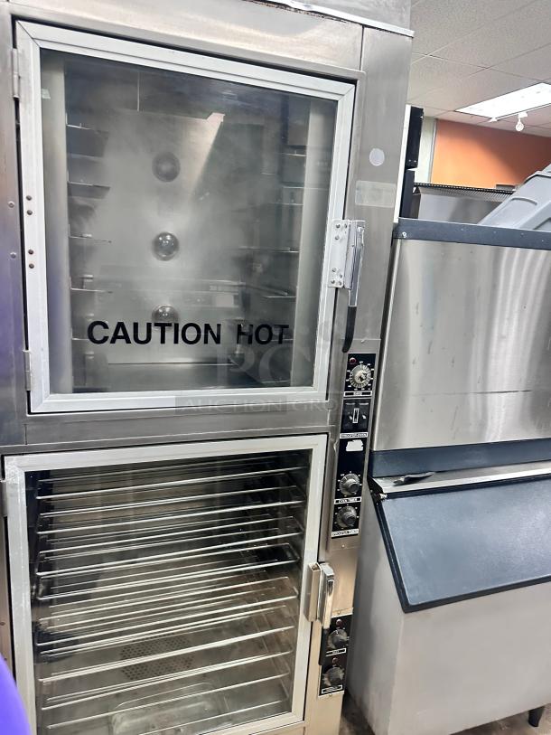 Excellent NU-VU OP-2FM Jet Air Oven/Proofer Combo 220volt 3phase Tested and Working! - Image 6 of 8