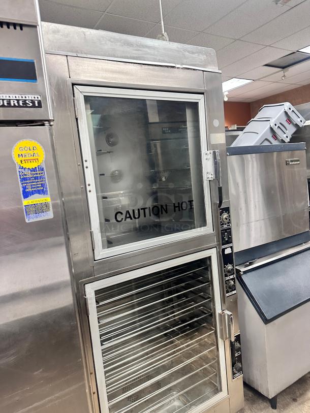 Excellent NU-VU OP-2FM Jet Air Oven/Proofer Combo 220volt 3phase Tested and Working! - Image 7 of 8