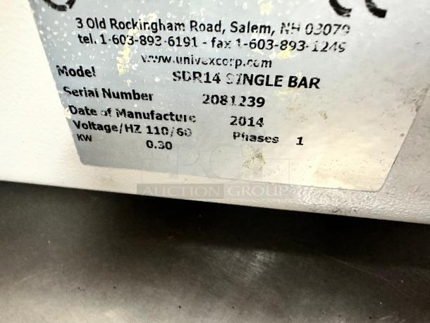 Excellent Univex DR14 14 Portion Manual Bench Model Dough Divider 115volt Tested and Working! - Image 7 of 8