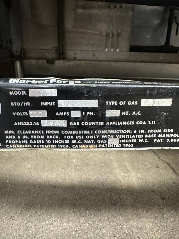 Excellent Market Forge 1700 40 Gallon Gas Freestanding Tilting Skillet / Braising Pan Tested and Working! - Image 8 of 15