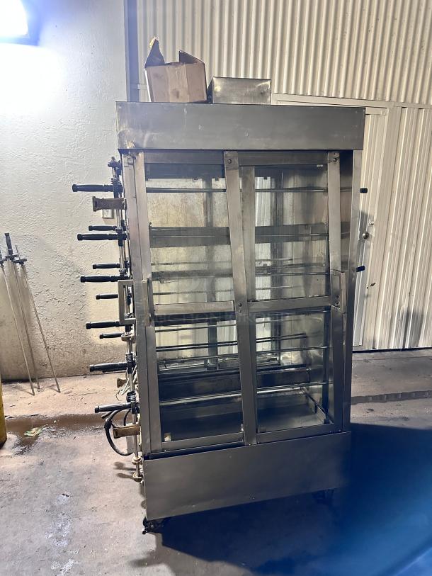 American Range Double Sided Commercial Gas Chicken Rotisserie Machine - Image 2 of 9