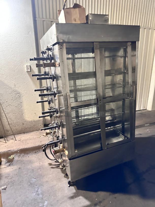 American Range Double Sided Commercial Gas Chicken Rotisserie Machine - Image 3 of 9