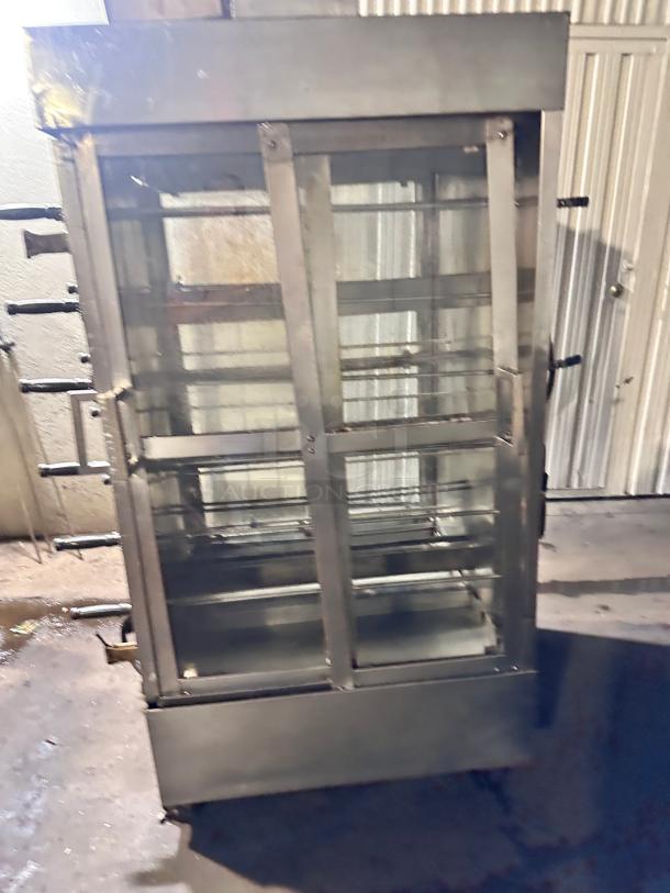 American Range Double Sided Commercial Gas Chicken Rotisserie Machine - Image 4 of 9