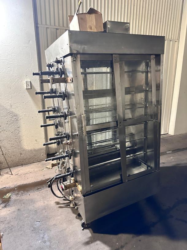 American Range Double Sided Commercial Gas Chicken Rotisserie Machine - Image 7 of 9